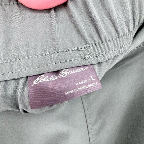 Eddie Bauer Women's Departure Ankle Pants In Alpine Green Size L Athleisure Gorp - Picture 8 of 15